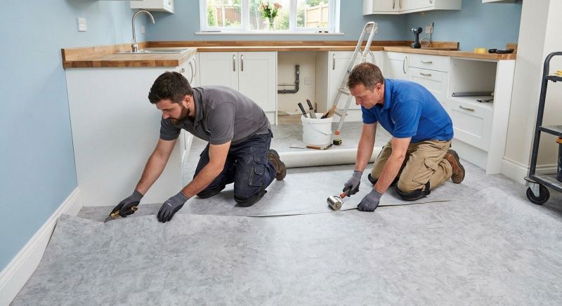 Sheet Linoleum Installation in Westland, MI