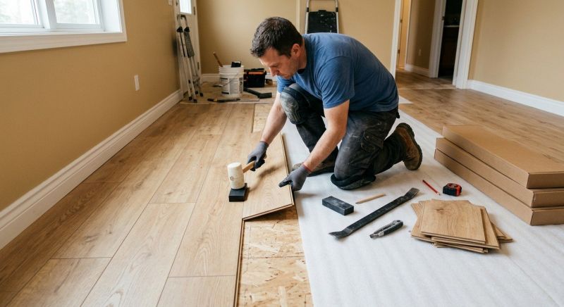 Laminate Floor Installation in Warren, MI