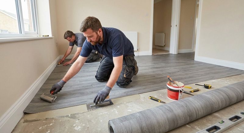 Sheet Flooring Installation in Washtenaw County, MI