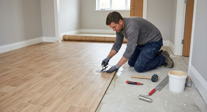 Vinyl Flooring Installation in Westland, MI