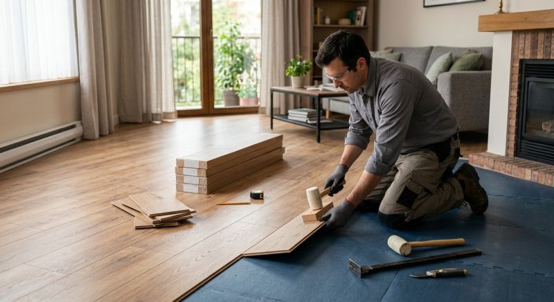 Laminate Floor Installation in Clarkston, MI