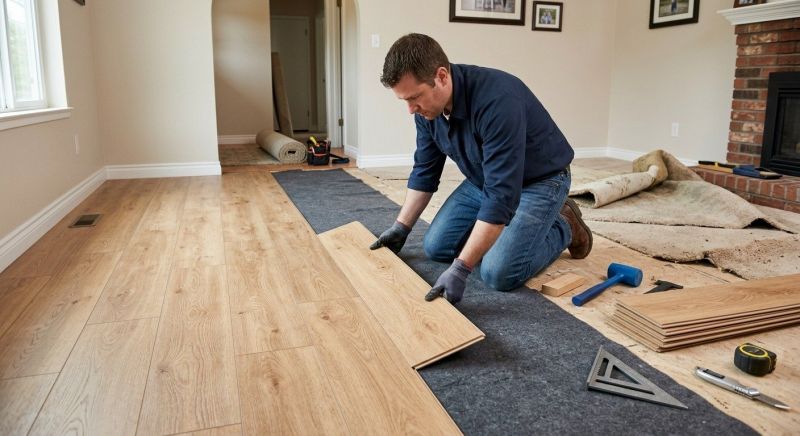 Laminate Floor Remodeling in West Bloomfield, MI
