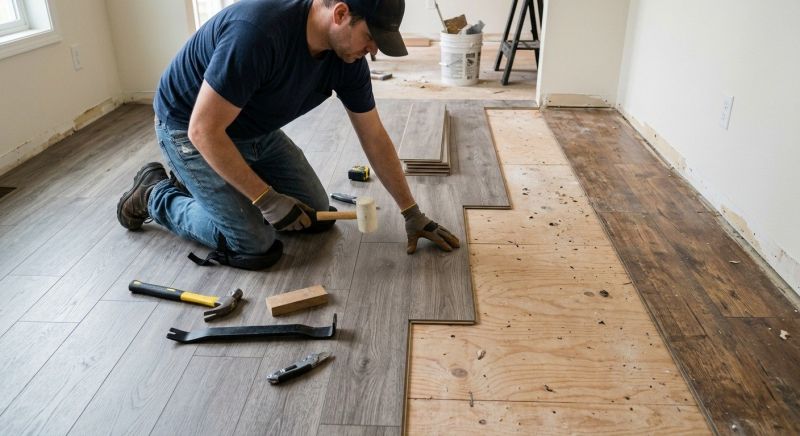 Laminate Floor Replacement in Clarkston, MI