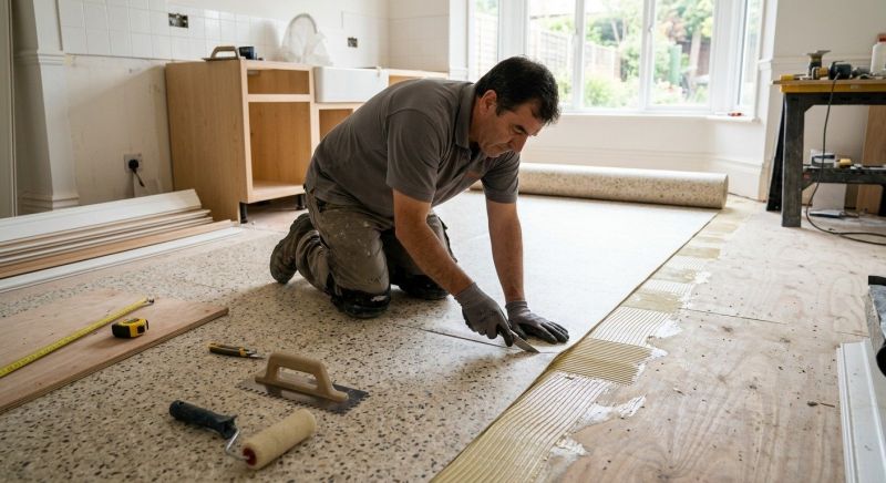 Linoleum Floor Installation in West Bloomfield, MI