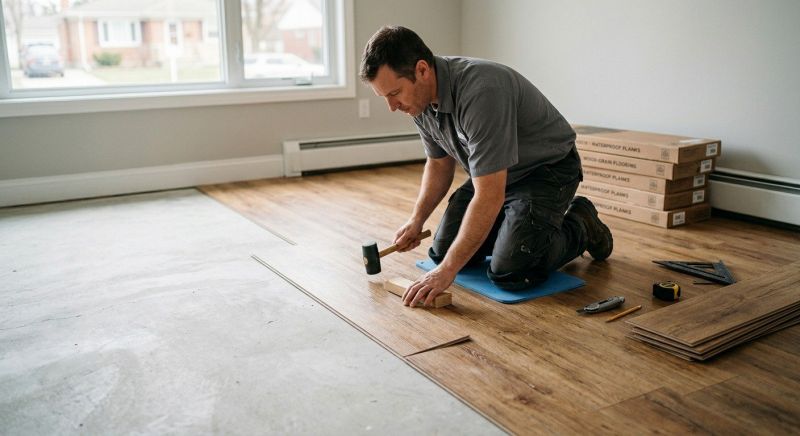 Linoleum Flooring Replacement in West Bloomfield, MI