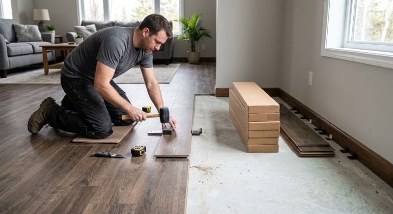 Luxury Vinyl Tile Installation in Highland, MI