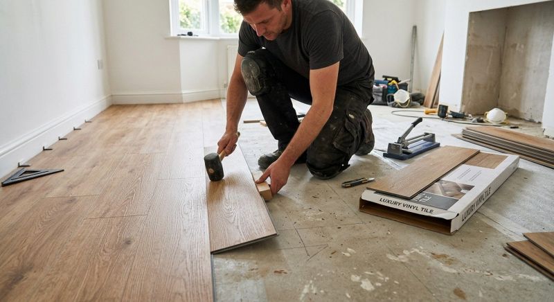 Luxury Vinyl Tile Installation in Romulus, MI