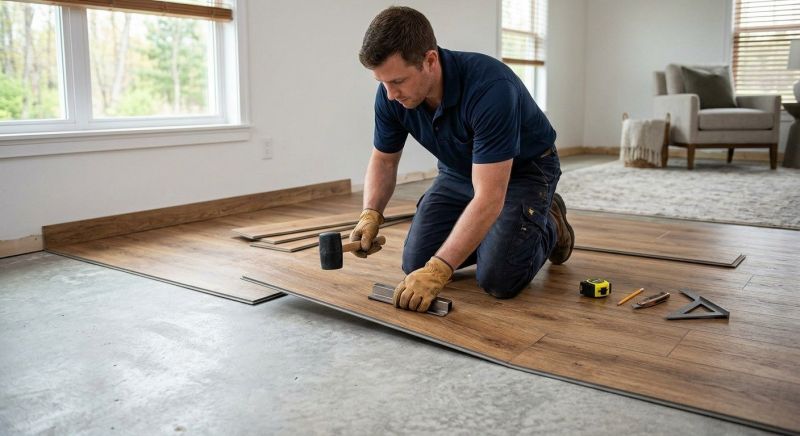 Luxury Vinyl Tile Installation in Utica, MI