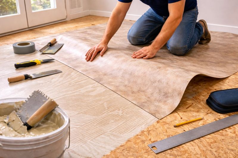 Sheet Flooring Installation in Novi, MI