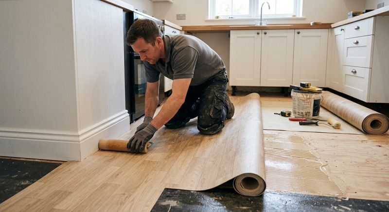 Sheet Linoleum Installation in Eastpointe, MI