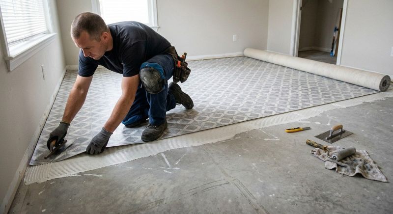 Sheet Linoleum Installation in Southgate, MI