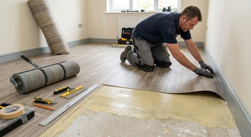 Sheet Vinyl Installation in Southgate, MI