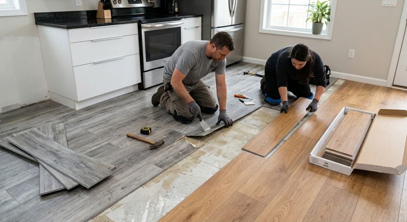 Vinyl Floor Replacement in West Bloomfield, MI