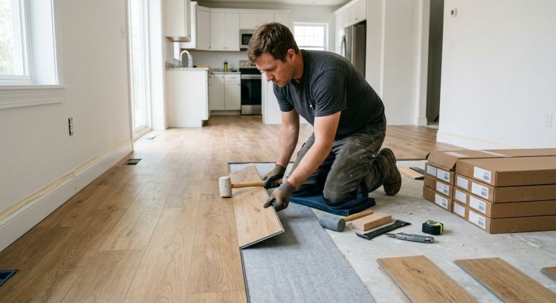 Vinyl Flooring Installation in Livonia, MI