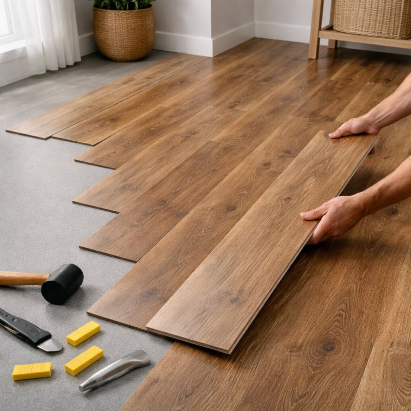 Vinyl Plank Floor Installation in West Bloomfield, MI