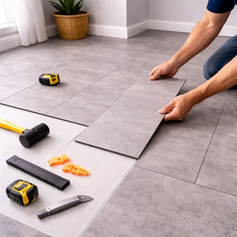 Vinyl Tile Replacement in West Bloomfield, MI